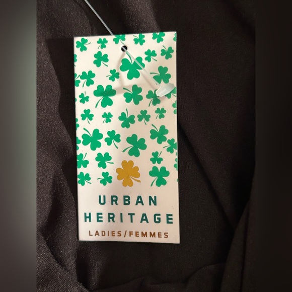 NWT St Patricks Day Shamrock Sequin Bodysuit Snap Closure Festival Tank Large - Picture 5 of 8